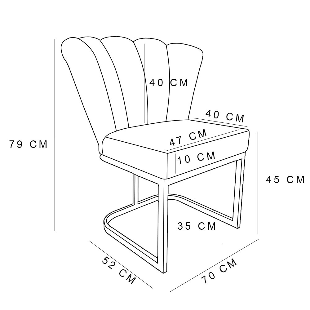 Kit 02 Poltronas Flor Veludo Base Metálica Industrial Prata - Pallazio
