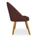 Kit 04 Cadeiras Jantar Bela Suede Marsala Pés Palito Castanho - Pallazio