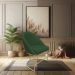 Kit 04 Cadeiras Poltrona de Jantar Bela Suede Verde Base Metálica Industrial Dourado - Pallazio