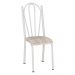 Kit 2 Cadeiras de Cozinha Alasca Estampado Rattan Pés de Ferro Branco - Pallazio