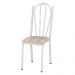 Kit 2 Cadeiras de Cozinha Alasca Estampado Rattan Pés de Ferro Branco - Pallazio
