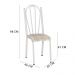 Kit 2 Cadeiras de Cozinha Alasca Estampado Rattan Pés de Ferro Branco - Pallazio