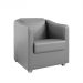 Kit 2 Poltronas Decorativa Ana Corano Cinza Pés Cromado - Pallazio