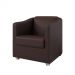 Kit 2 Poltronas Decorativa Ana Corano Marrom Pés Cromado - Pallazio