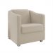 Kit 2 Poltronas Decorativa Ana Suede Bege Pés Cromado - Pallazio