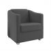 Kit 2 Poltronas Decorativa Ana Suede Cinza Pés Cromado - Pallazio