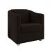 Kit 2 Poltronas Decorativa Ana Suede Marrom Pés Cromado - Pallazio