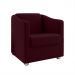 Kit 2 Poltronas Decorativa Ana Suede Marsala Pés Cromado - Pallazio