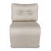 Kit 2 Poltronas Luxo Aurora Linho Base de Ferro Dourado - Pallazio