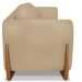 Kit 2 Poltronas Para Sala de Estar Lottus Linho Dourado Pés Castanho - Pallazio