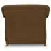 Kit 2 Poltronas Para Sala de Estar Vênus Suede Caramelo Pés Castanho - Pallazio