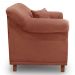 Kit 2 Poltronas Para Sala de Estar Vênus Veludo Cobre Pés Castanho - Pallazio