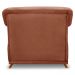 Kit 2 Poltronas Para Sala de Estar Vênus Veludo Cobre Pés Castanho - Pallazio