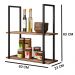 Kit 4 Prateleiras Multiuso Industrial 60 cm Ariel Demolição - Pallazio