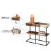 Kit Aparador e Prateleira Multiuso 60 cm Industrial Ariel Demolição - Pallazio