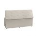 Kit Cabeceira e Calçadeira Baú Casal 1,40m Berlim Suede Bege - Pallazio