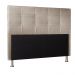 Kit Cabeceira e Calçadeira Baú Casal 1,40m Roma Suede - Pallazio