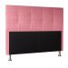 Kit Cabeceira e Calçadeira Baú Casal 1,40m Roma Suede Rosa - Pallazio