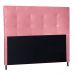 Kit Cabeceira e Calçadeira Baú King 1,95m Berlim Suede Rosa - Pallazio