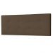 Kit Painel e Calçadeira Baú Casal 1,40m Berlim Suede Marrom - Pallazio