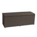 Kit Painel e Calçadeira Baú Casal 1,40m Berlim Suede Marrom - Pallazio
