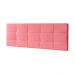 Kit Painel e Calçadeira Baú Casal 1,40m Roma Suede Rosa - Pallazio