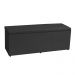 Kit Painel e Calçadeira Baú King 1,95m Berlim Suede Preto - Pallazio