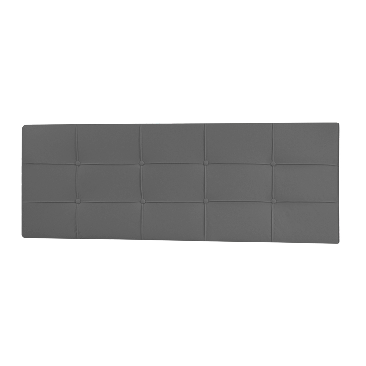 Kit Painel e Calçadeira Baú King 1,95m Roma Corano Cinza - Pallazio