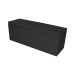 Kit Painel e Calçadeira Baú King 1,95m Roma Corano Preto - Pallazio