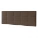 Kit Painel e Calçadeira Baú Queen 1,60m Roma Suede Marrom - Pallazio