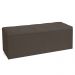 Kit Painel e Calçadeira Baú Queen 1,60m Roma Suede Marrom - Pallazio