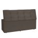Kit Painel e Calçadeira Baú Queen 1,60m Roma Suede Marrom - Pallazio