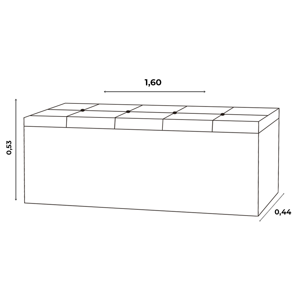 Kit Painel e Calçadeira Baú Queen 1,60m Roma Suede Marrom - Pallazio