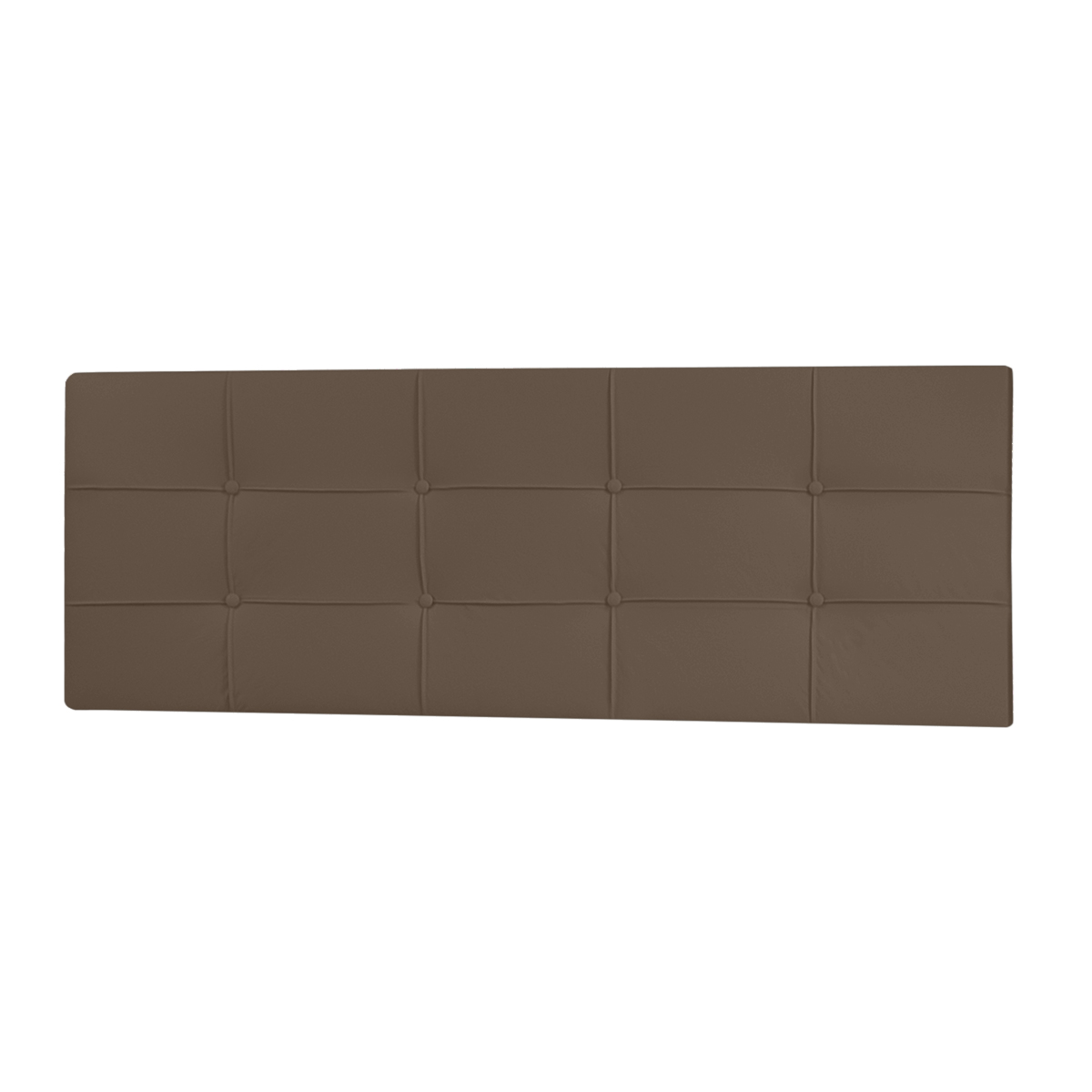 Kit Painel e Calçadeira Baú Solteiro 0,90m Roma Corano Marrom - Pallazio