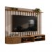 Painel para TV 75 Polegadas com Bancada Suspensa 206cm Monza Fendi/Naturale - Pallazio