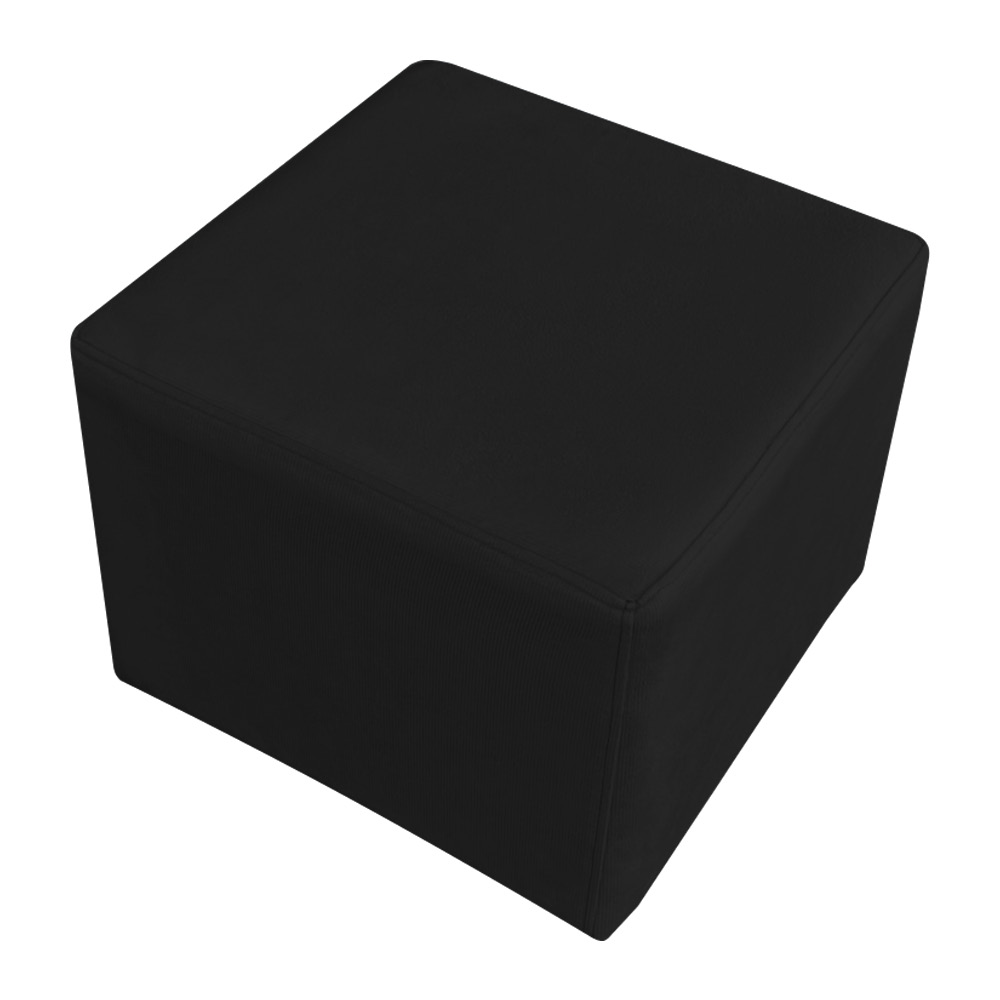 Poltrona de Amamentação com Puff Serena Suede Preto - Pallazio