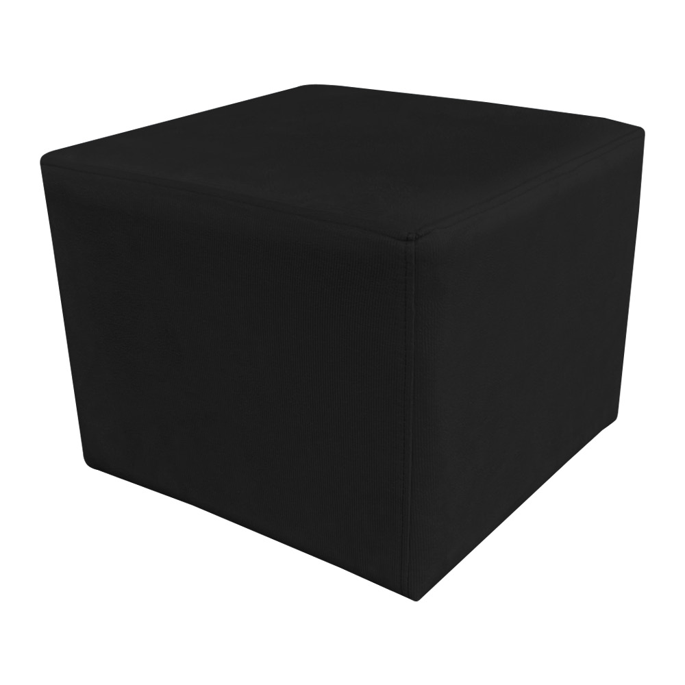 Poltrona de Amamentação com Puff Serena Suede Preto - Pallazio