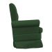 Poltrona de Amamentação com Puff Serena Suede Verde - Pallazio