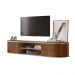 Rack Bancada Suspensa para TV 75 Polegadas 183cm Onix Fendi/Naturale - Pallazio