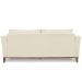 Sofá Living 2 Lugares 1,70m Vega Linho Natural Pés Castanho - Pallazio