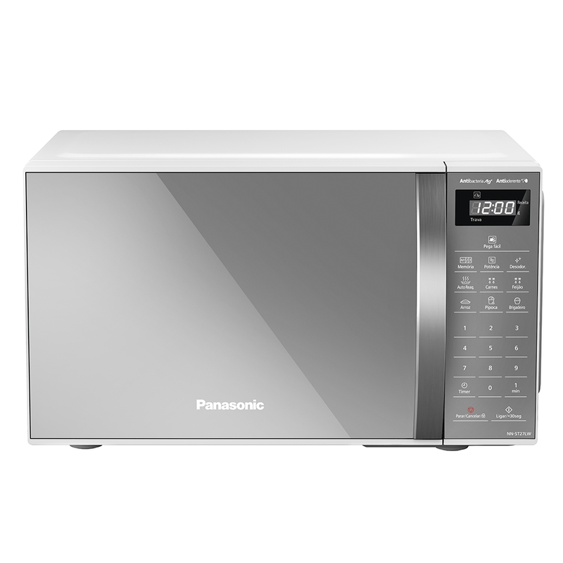 Micro-ondas Panasonic 21L,, Branco Espelhado ST27L 220V