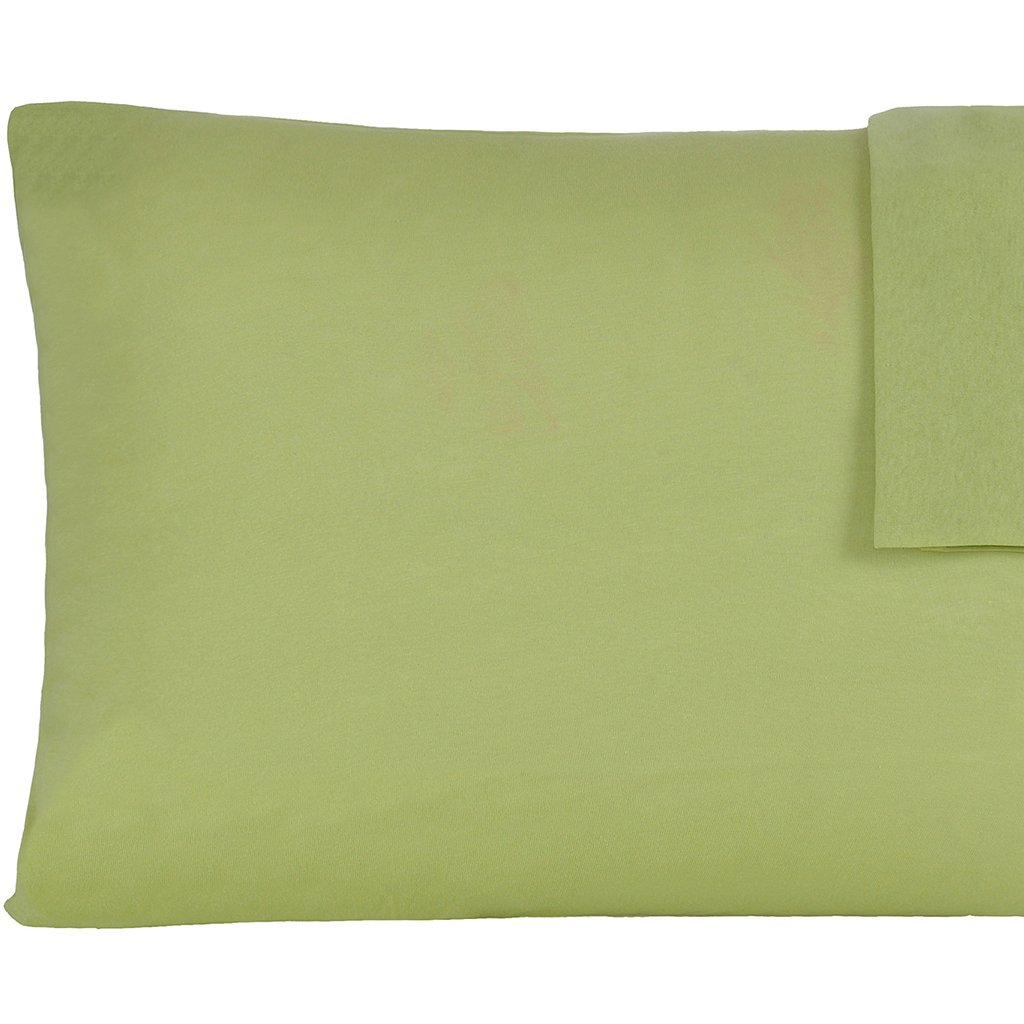 Jogo de Fronhas Serena Malha 100% Algodão 50x70cm Verde