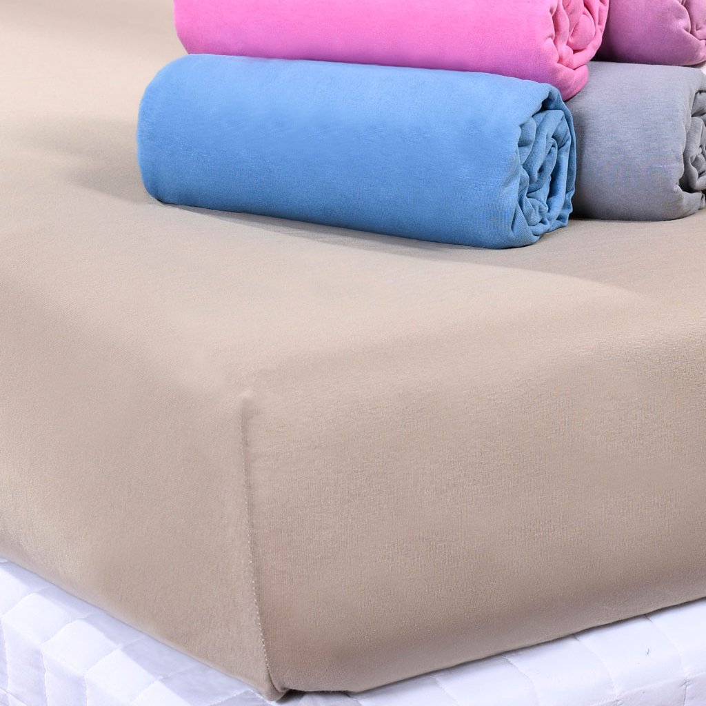Lençol Solteiro Dreams Malha 100% Algodão 88x188x25cm Lilás