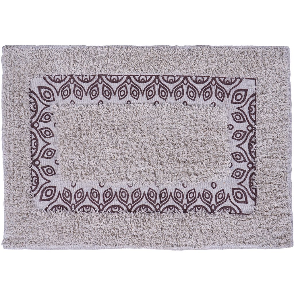 Tapete de Banheiro Slim Algodão 40x60cm Arabesco