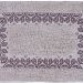 Tapete de Banheiro Slim Algodão 40x60cm Arabesco