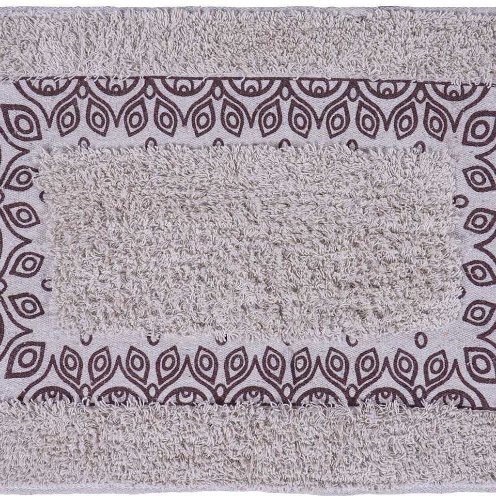 Tapete de Banheiro Slim Algodão 40x60cm Arabesco