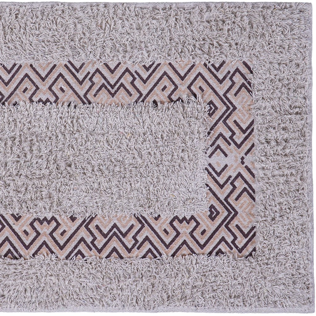 Tapete de Banheiro Slim Algodão 40x60cm Ladrilhos