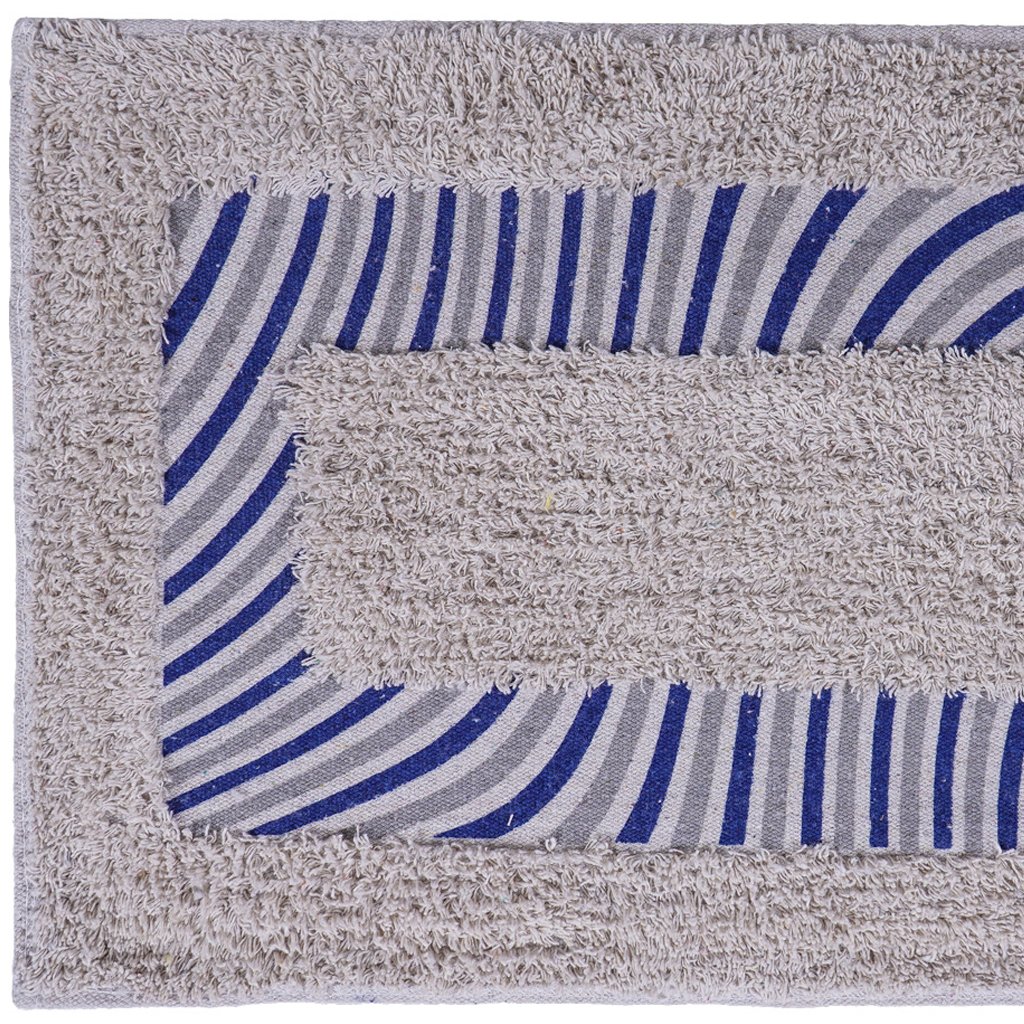 Tapete de Banheiro Slim Algodão 40x60cm Ondas
