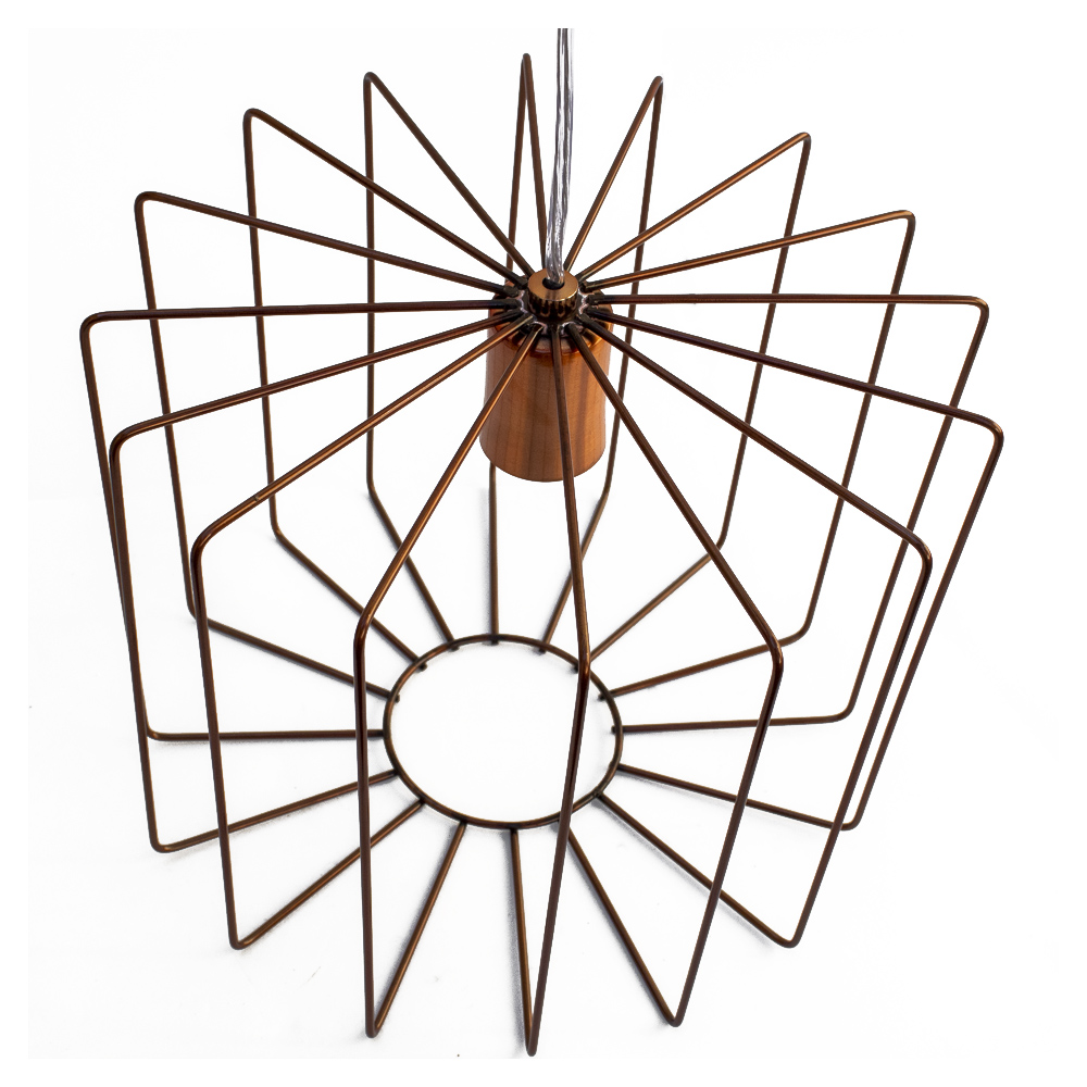 Pendente Aramado Cylinder Cobre