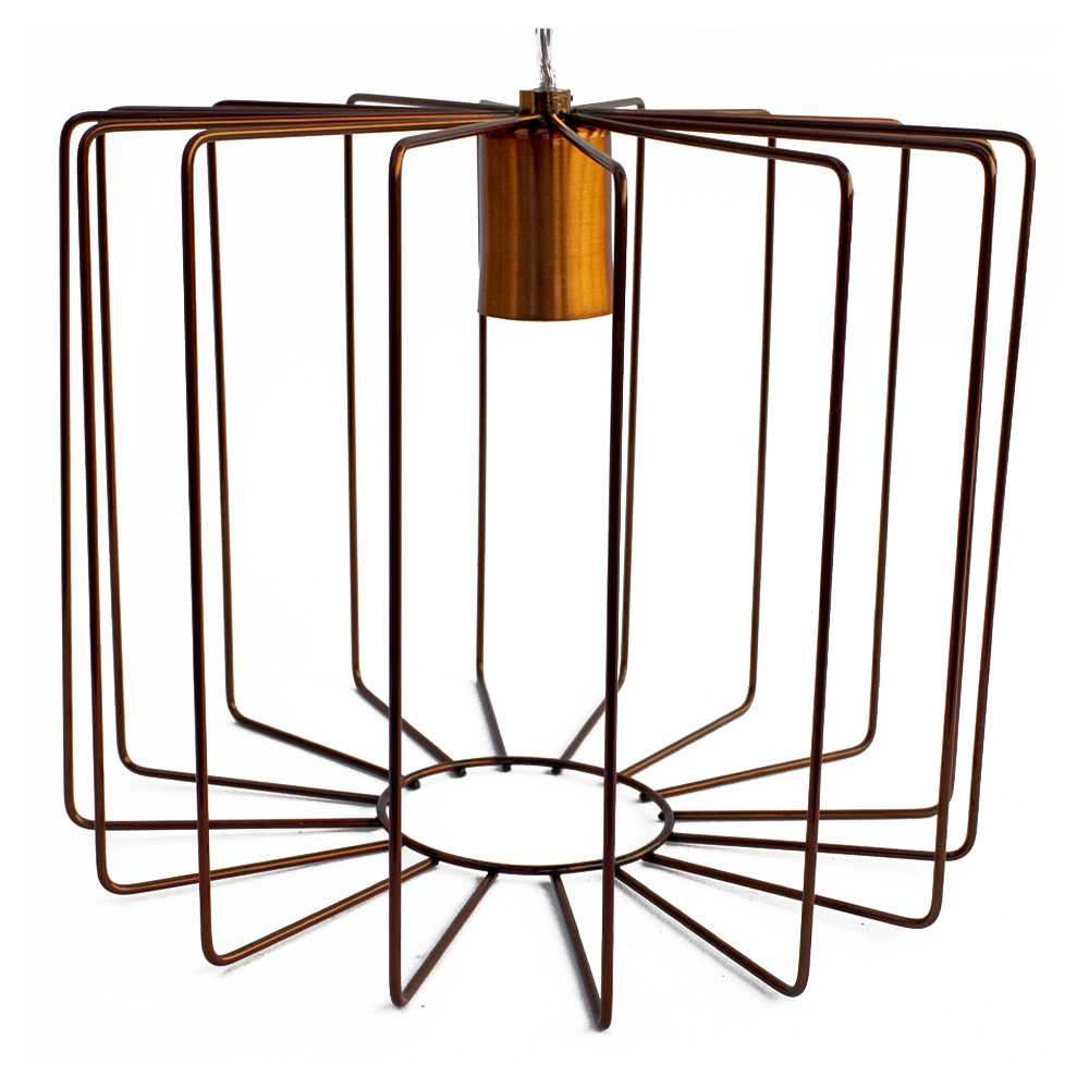Pendente Aramado Cylinder Cobre